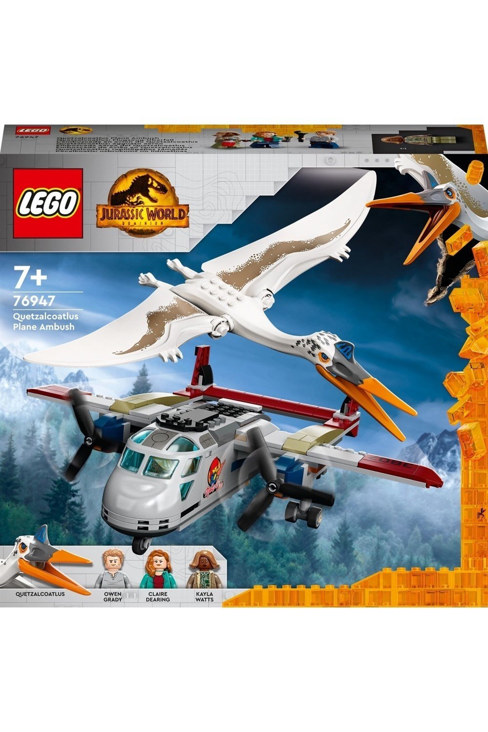 Lego Jurassic World Quetzalcoatlus Uçak Pususu 76947-Lego