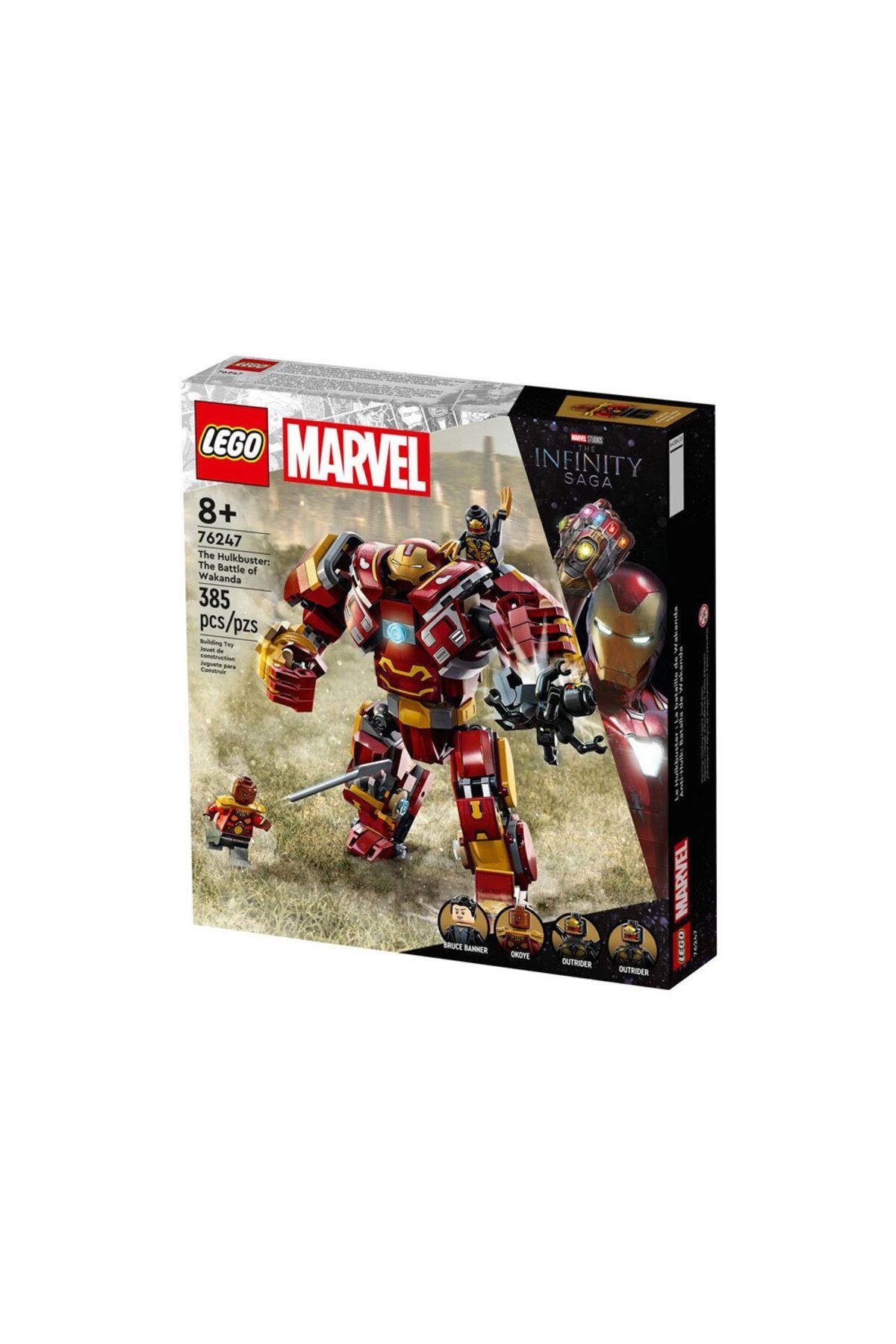 LEGO ® Marvel Hulkbuster: Wakanda Savaşı 76247 - 8 Yaş ve Üzeri Çocuklar için Yapım Seti (385 Parça)-Lego