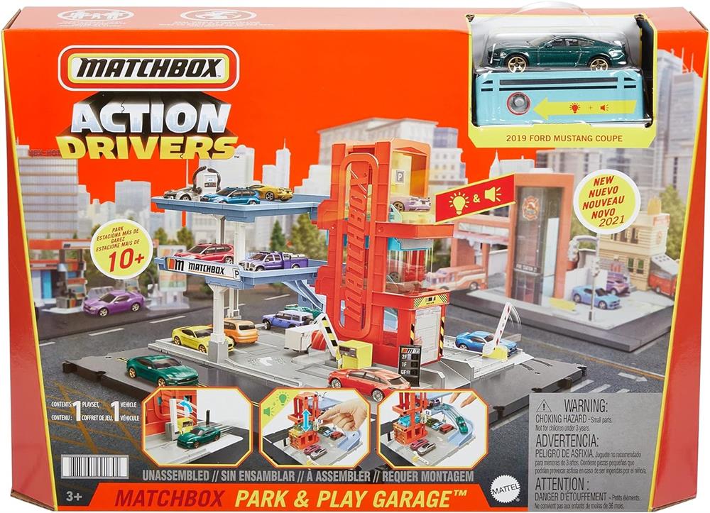 Matchbox Aksiyon Sürücüleri İtfaiye Kurtarma Ekibi Oyun Seti HBL60-Eğitici Oyuncaklar