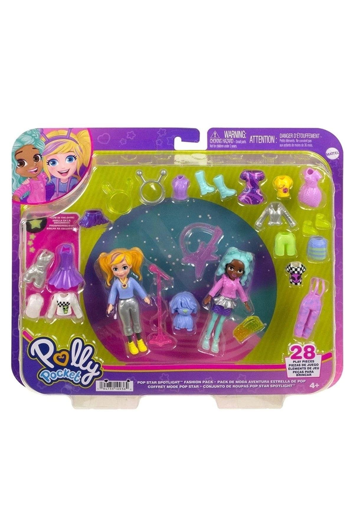 mattel Polly Pocket Ve Arkadaşları Farklı Moda Aksesuarları Oyun Setleri Hnf51-hkv97-Oyuncak Bebekler