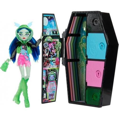 Monster High Gizemli Arkadaşlar Oyun Seti S3 Neon Frights Ghoulia HNF81-Oyuncak Bebekler