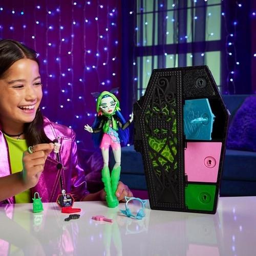 Monster High Gizemli Arkadaşlar Oyun Seti S3 Neon Frights Ghoulia HNF81-Oyuncak Bebekler