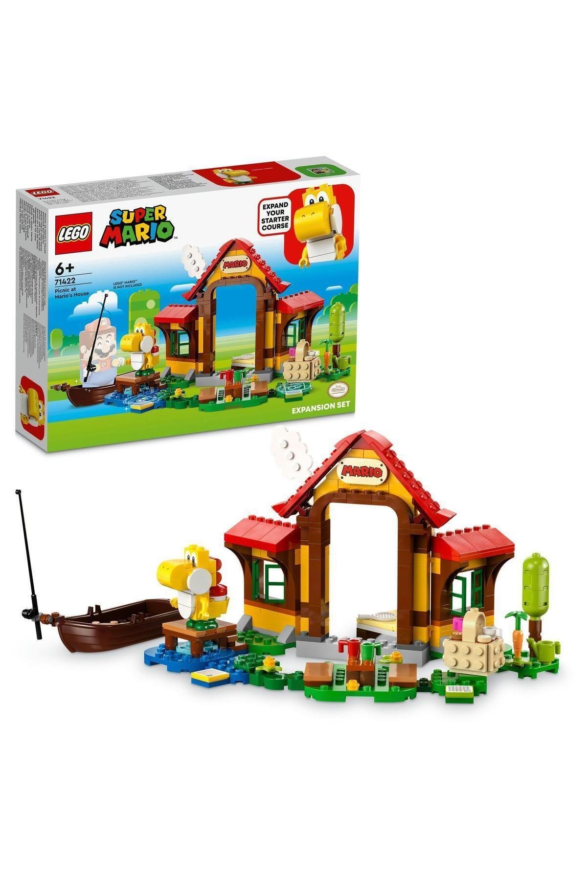 omrx Super Mario Mario’nun Evinde Piknik Ek Macera Seti 71422 (259 Parça) Star Collection 976748-Lego