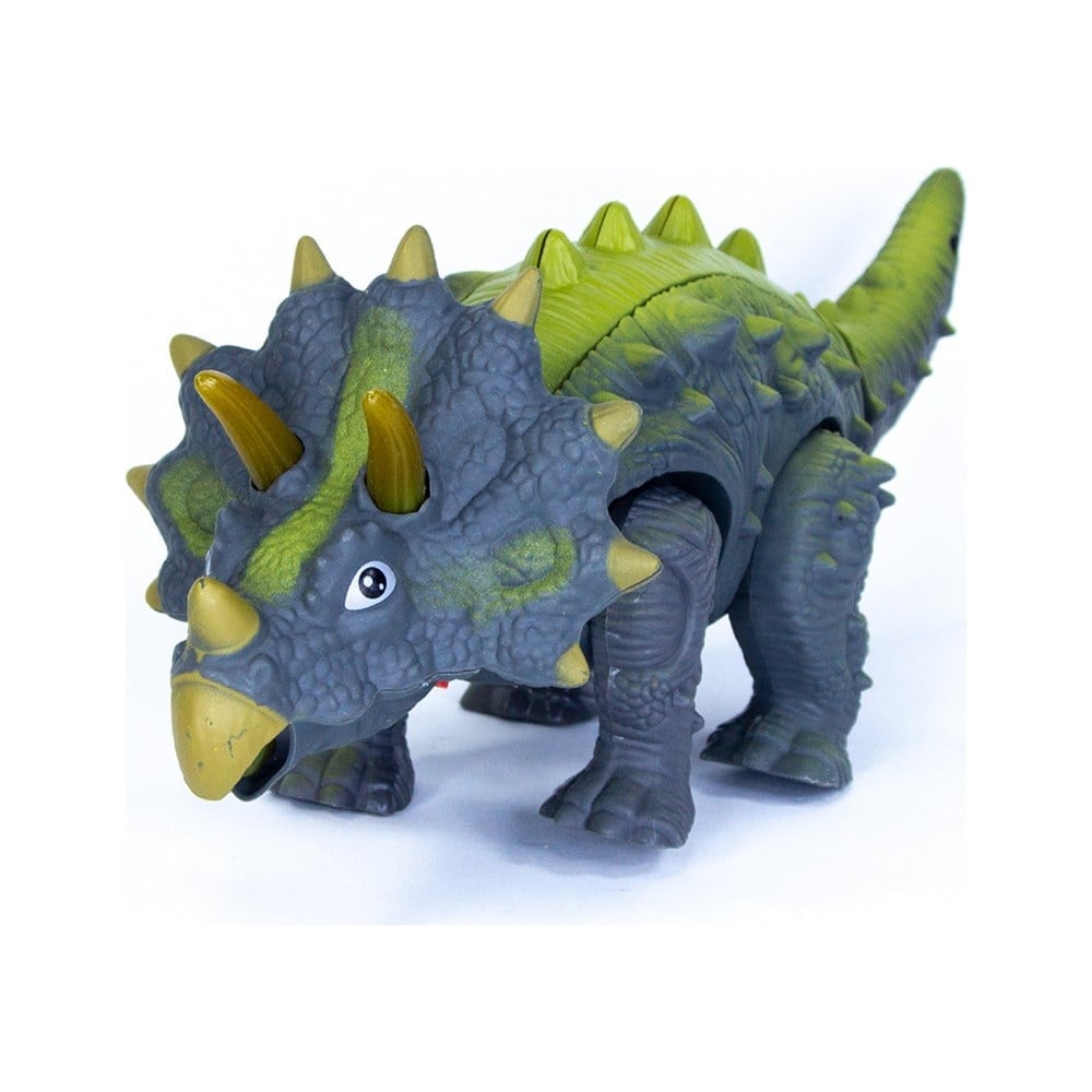 Pasifik Toys Triceratops Müzikli Işıklı Yürüyen Dinazor-Hayvan Figürleri