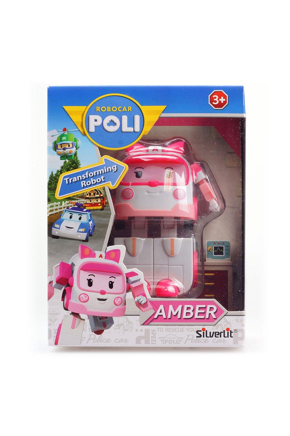 Robocar Poli Transformers Robot Figür Amber 83172-Karakter Figürleri