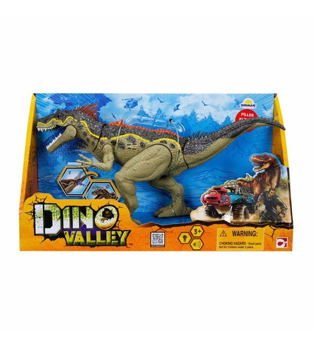 Sesli ve Işıklı Dino Valley Dinozor - Gri-Erkek Rol Oyuncakları