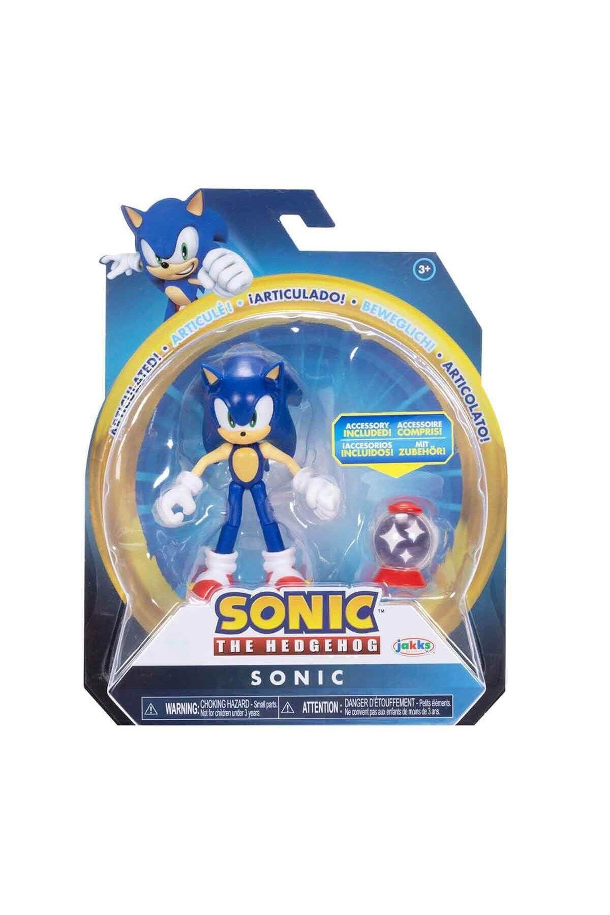 Sonic The Hedgehog - Sonic Aksesuarlı 10 cm Aksiyon Figürü-Karakter Figürleri