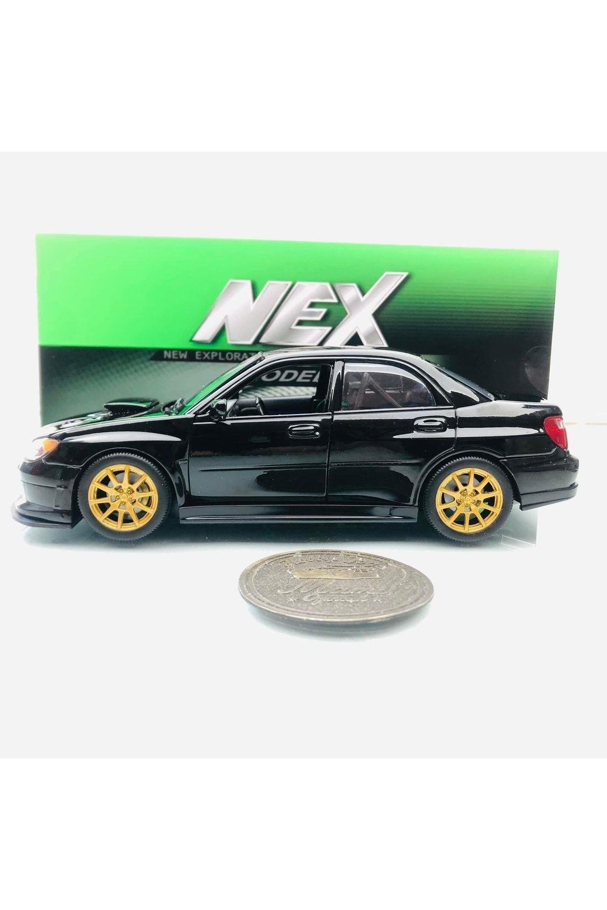 Subaru Impreza Wrx Sti Black 1:24 Ölçek Welly Marka-Maket Araçlar