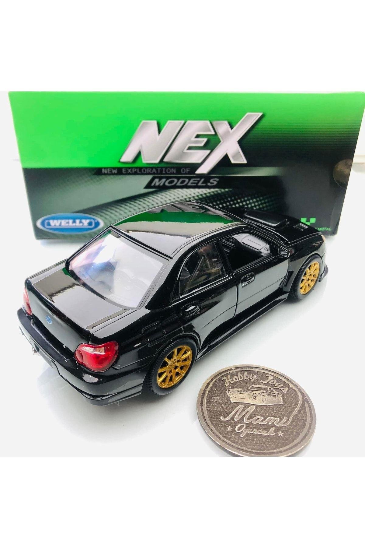 Subaru Impreza Wrx Sti Black 1:24 Ölçek Welly Marka-Maket Araçlar