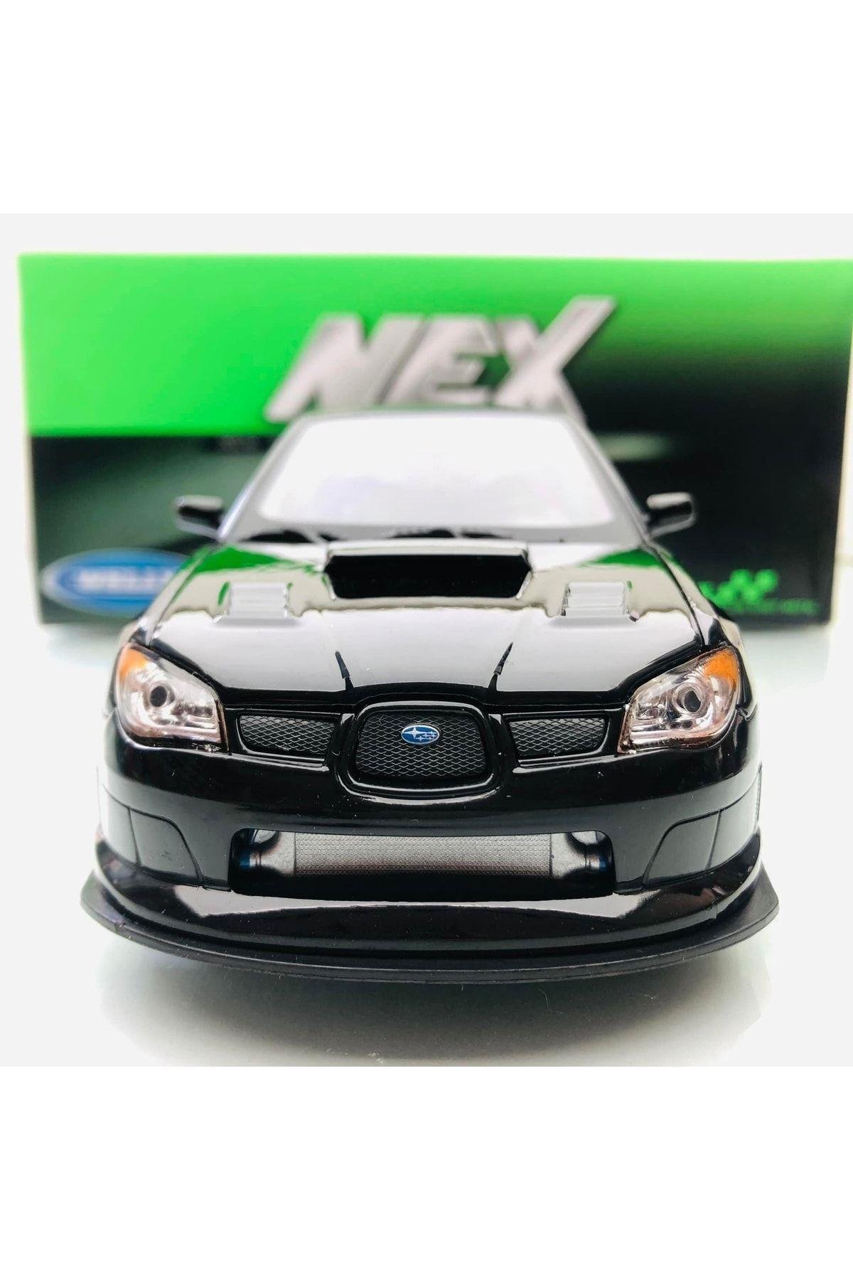 Subaru Impreza Wrx Sti Black 1:24 Ölçek Welly Marka-Maket Araçlar