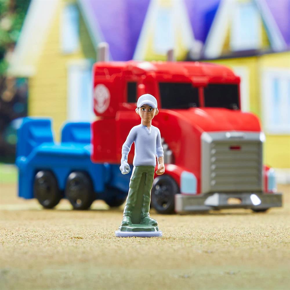 Transformers Earthspark Spinchanger Optimus Prime F7663-Karakter Figür