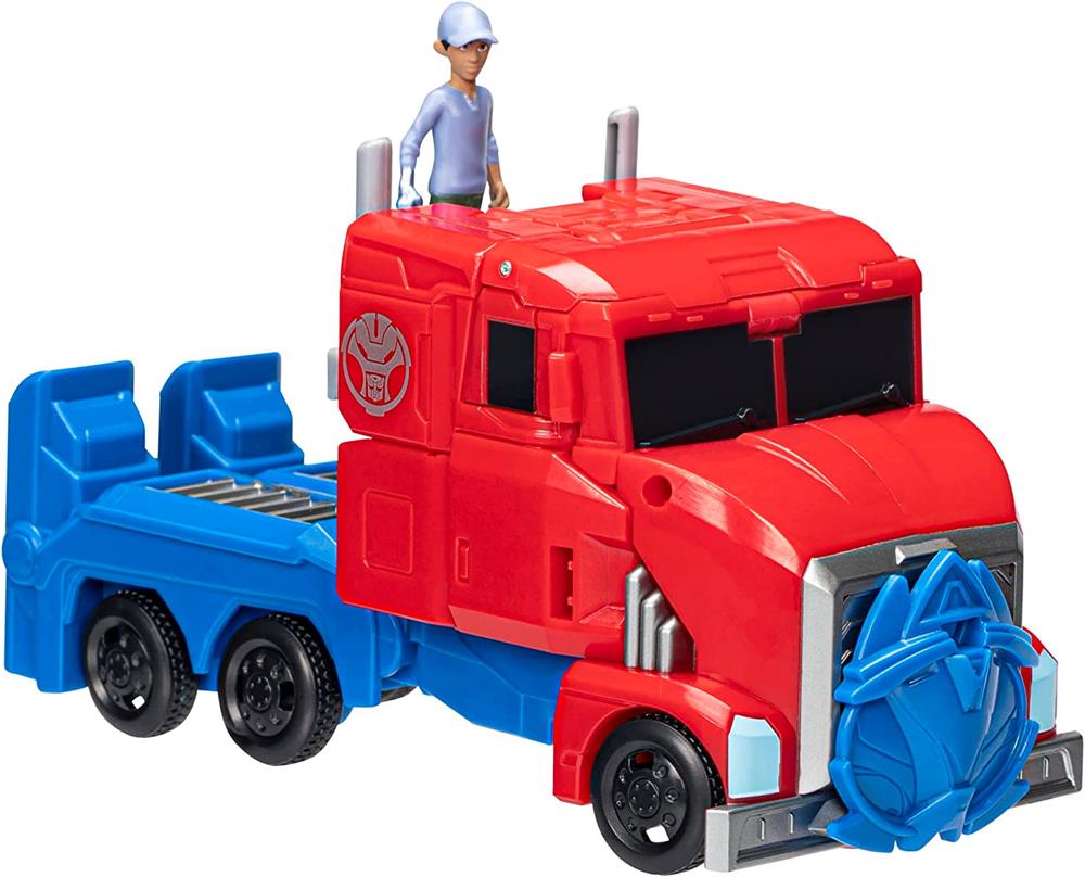 Transformers Earthspark Spinchanger Optimus Prime F7663-Karakter Figür