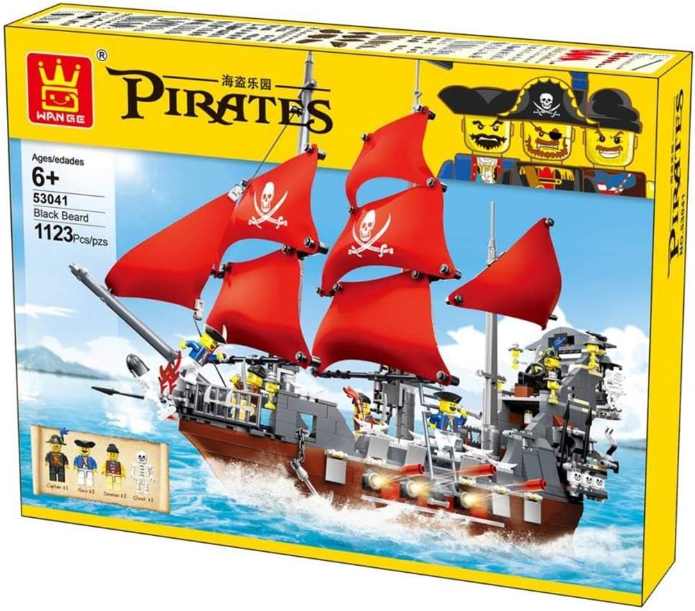 Wange Karayip Korsan Gemisi 1123 Parça-Lego