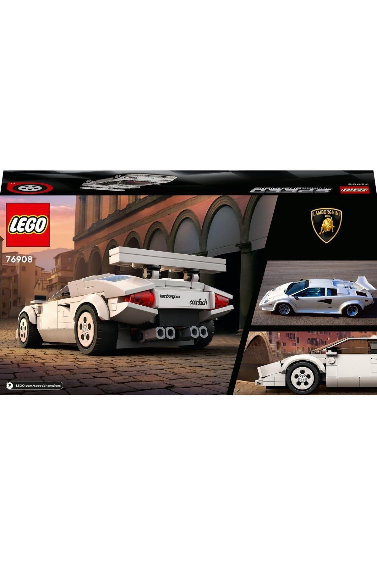 ysfx Champions 76908 Lamborghini Countach 262 Parça Life Sell 721051-Lego