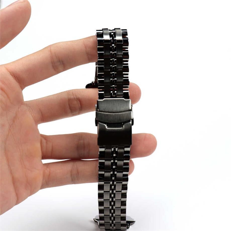  ???Apple Watch 7 41mm KRD-54 Metal Kordon Lacivert