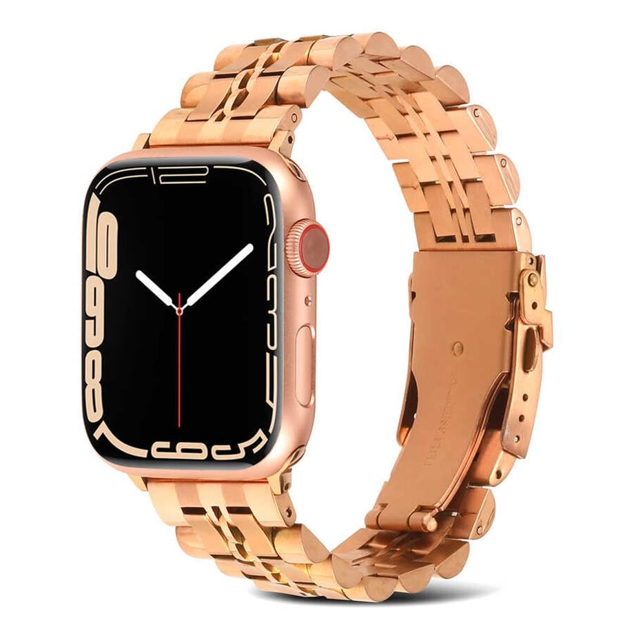 Apple Watch 7 45mm KRD-54 Metal Kordon RoseGold