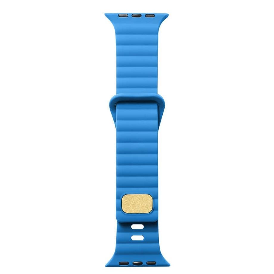  Apple Watch 7 45mm Zore KRD-73 Silikon Kordon  Mavi 