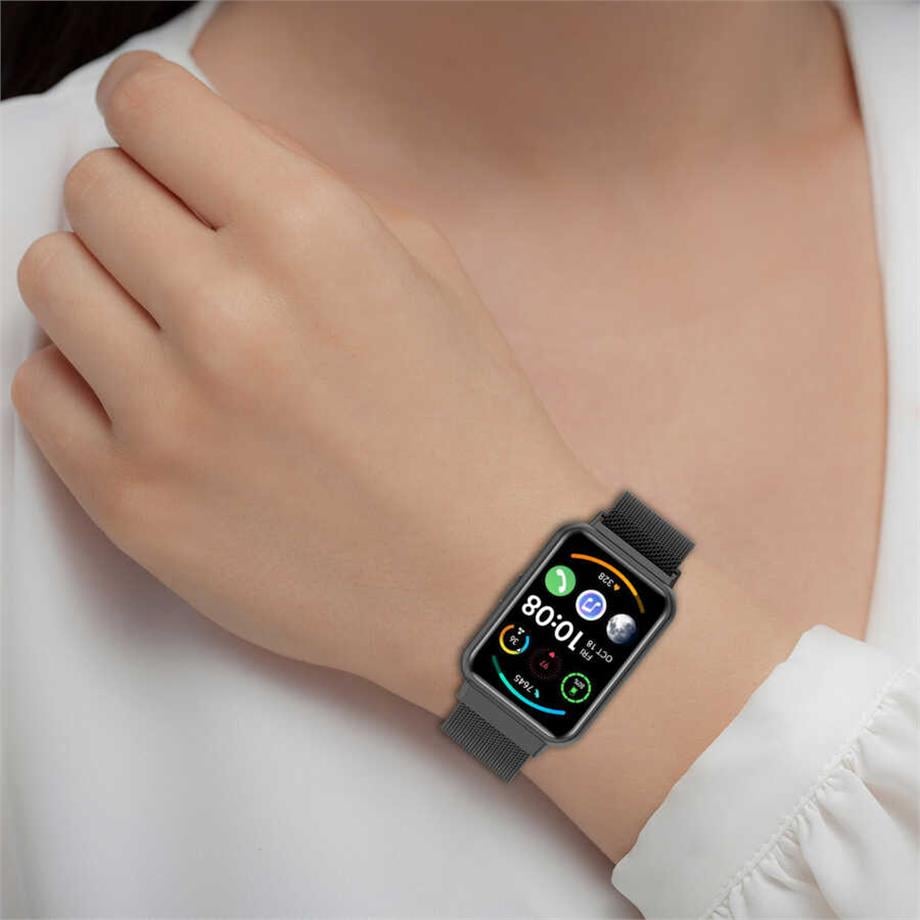  Huawei Watch Fit 2 KRD-01 Metal Kordon Siyah