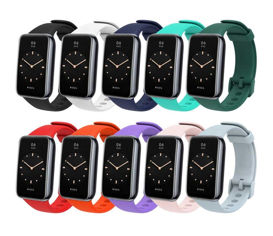 Xiaomi Mi Band 7 Pro KRD-70 Silikon Kordon Pembe