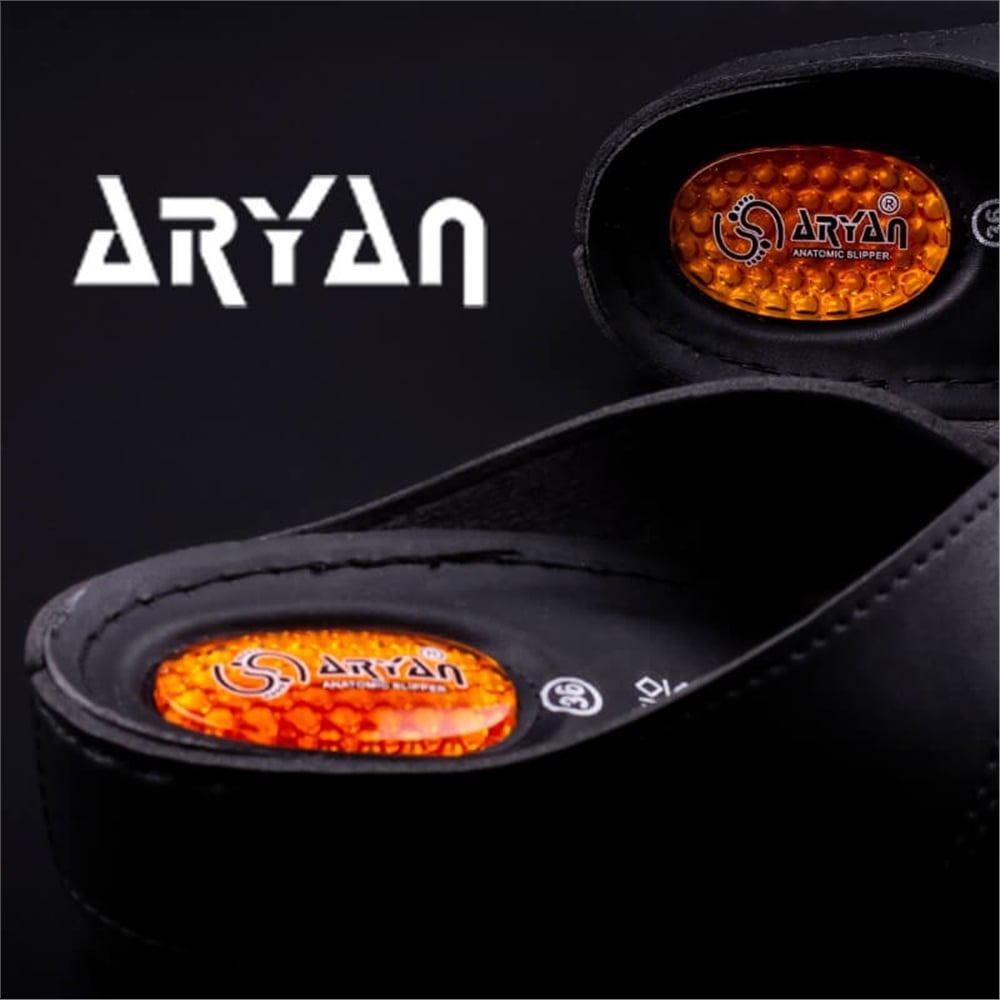 Aryan Siyah Kadın Jel Tabanlı Dolgu Topuk Terlik