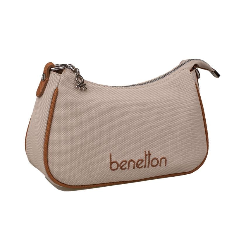 Benetton Bej  Kadın Nano Çapraz Çanta BNT 1600