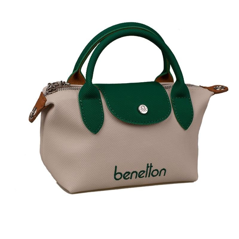 Benetton Bej  Kadın Nano Mini Boy Çapraz Çanta BNT 1607