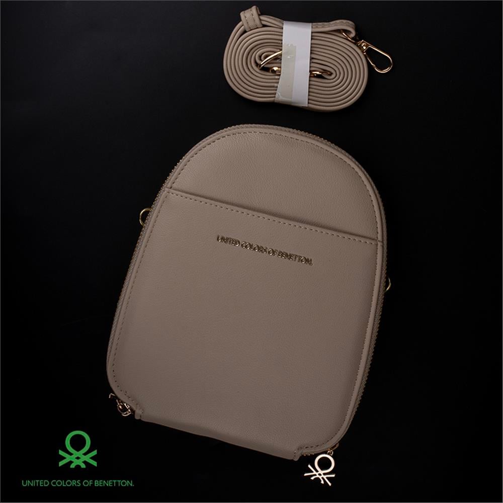 Benetton Bej  Soft Line Kadın Küçük Çapraz Çanta BNT 1238