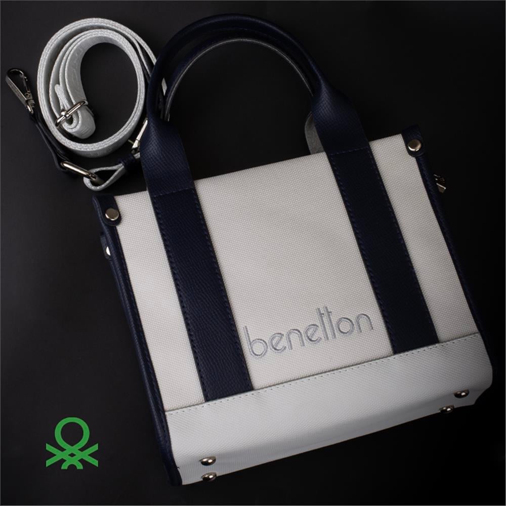 Benetton Beyaz  Nano Kadın El Çantası BNT 1347