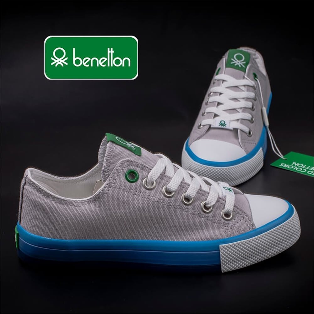 Benetton Gri Unisex Spor Ayakkabı BN-30176