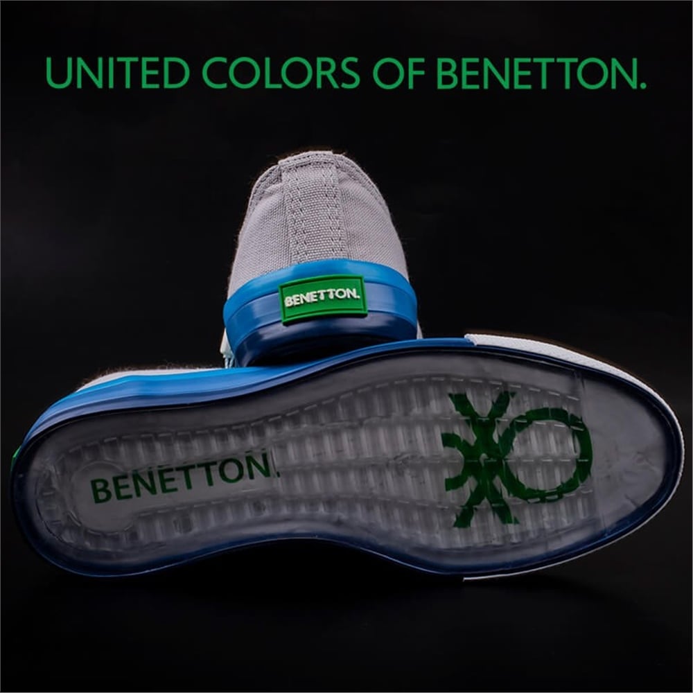 Benetton Gri Unisex Spor Ayakkabı BN-30176