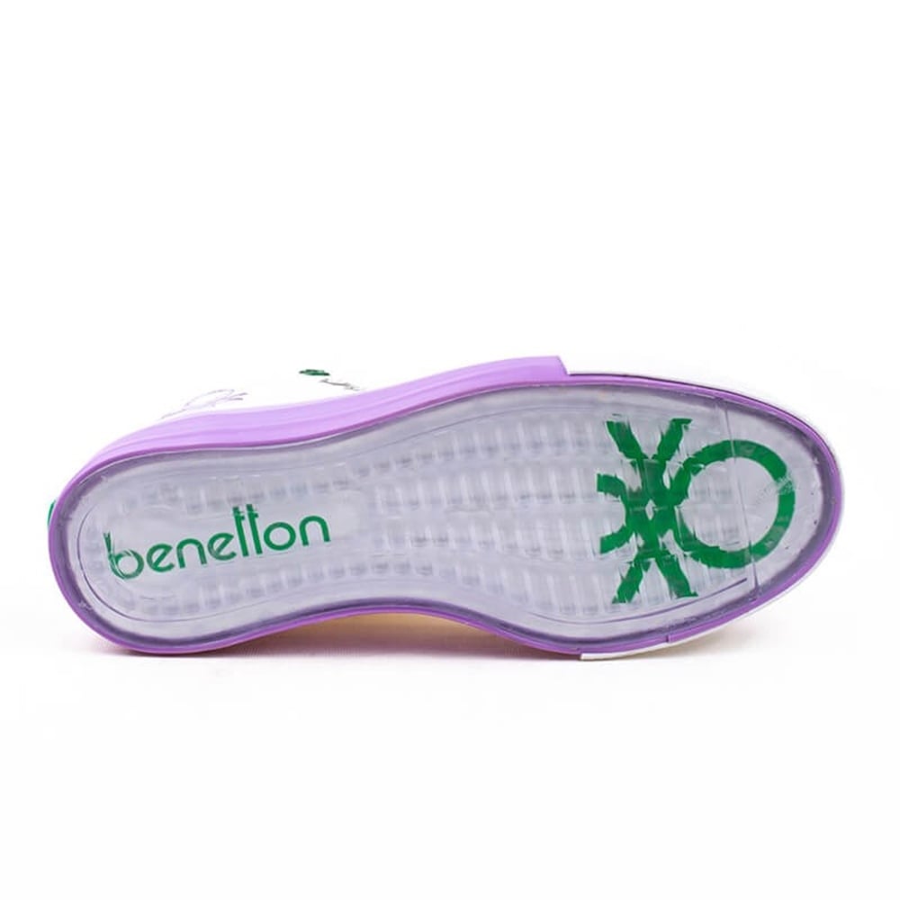 Benetton Lila Kadın Uzun Spor Ayakkabı BN-30189