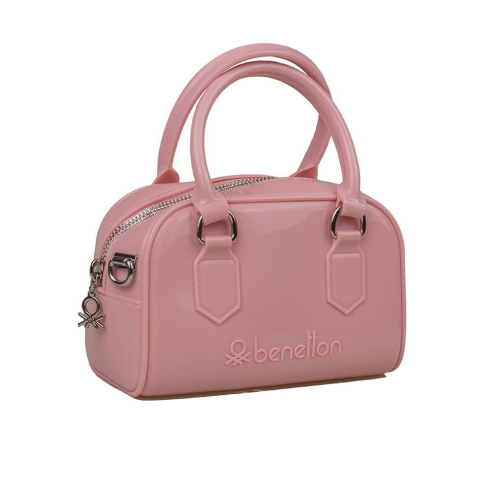 Benetton Pudra  Melissa Mini Boy Kadın El Çantası BNT 1169