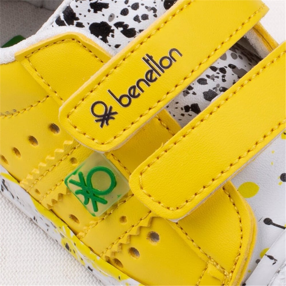 Benetton Sarı Bebe Cırtlı Spor Ayakkabı BN-1017