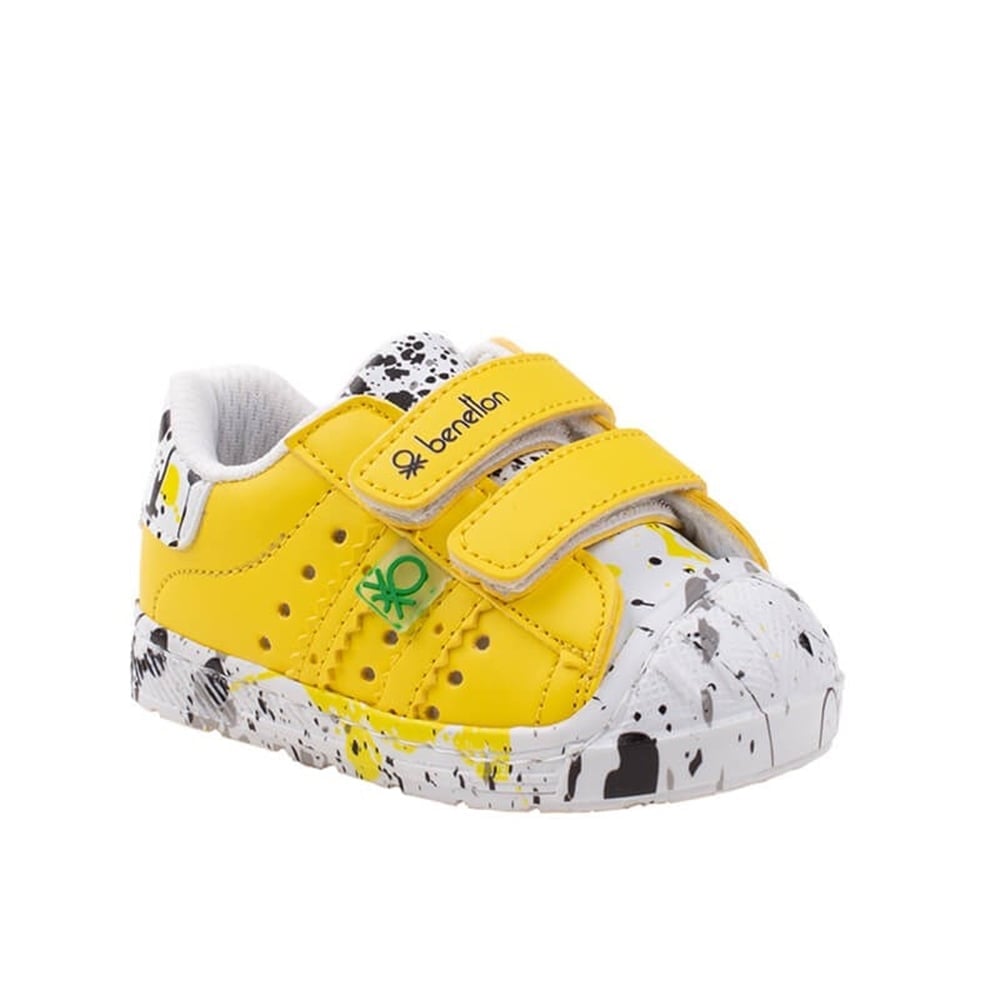 Benetton Sarı Bebe Cırtlı Spor Ayakkabı BN-1017