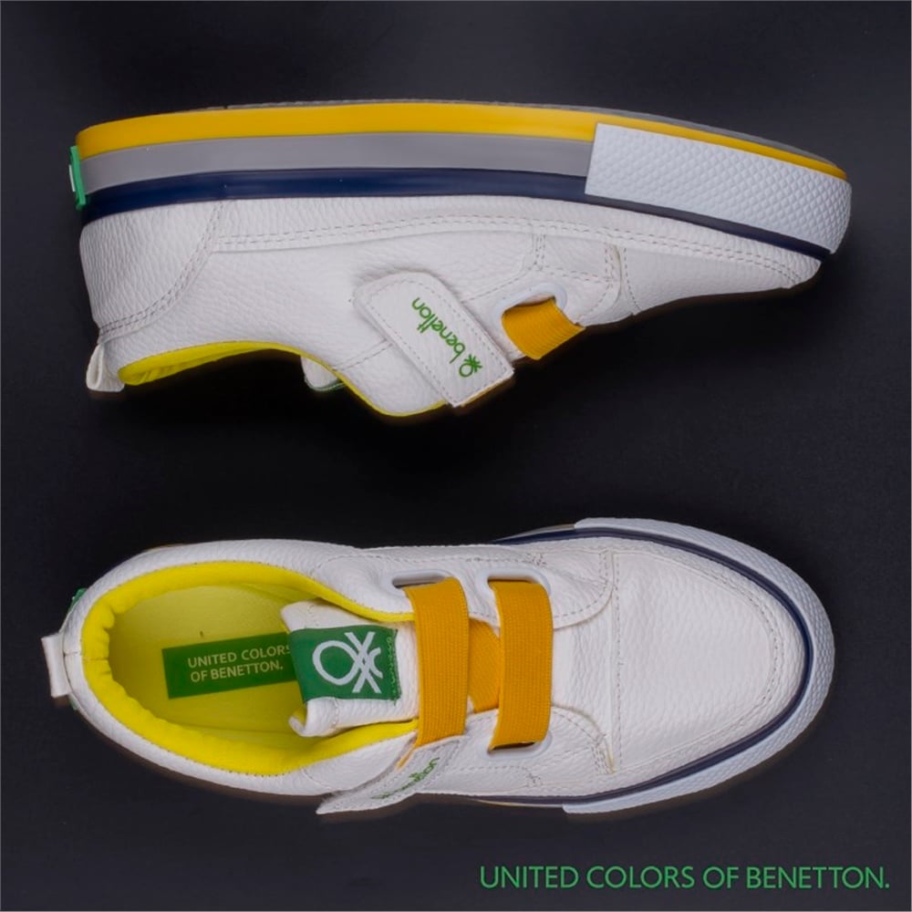 Benetton Sarı Çocuk Unisex Spor Ayakkabı BN-30441