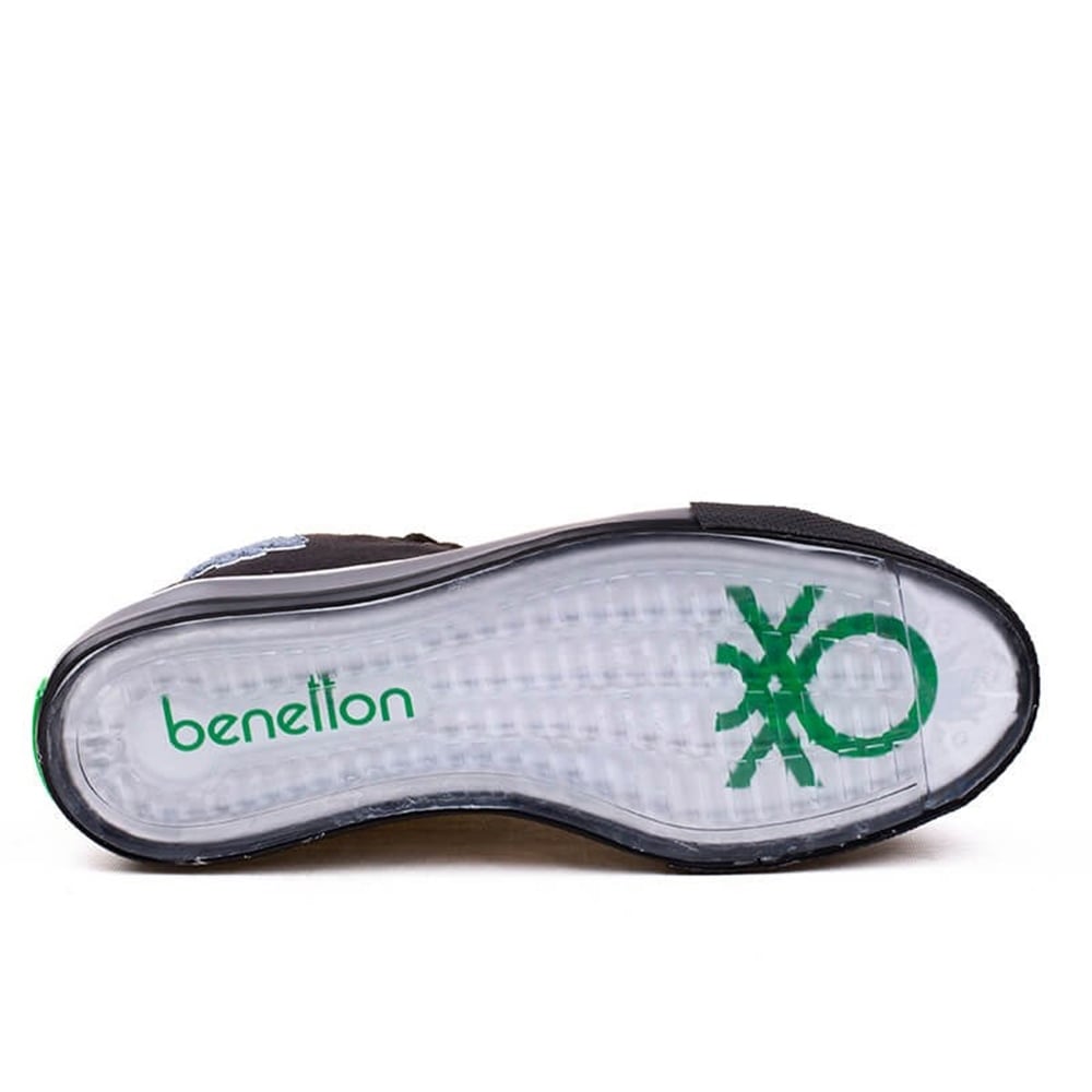 Benetton Siyah Erkek Uzun Spor Ayakkabı