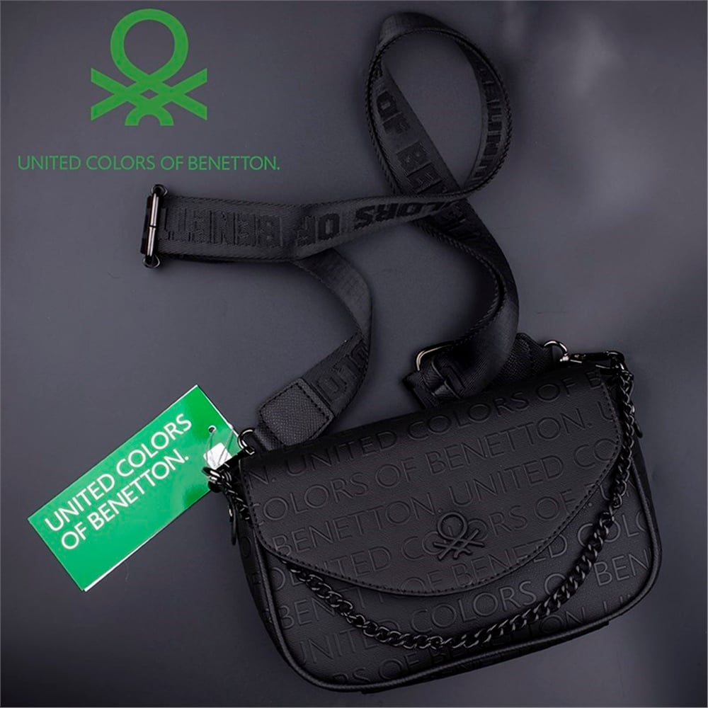 Benetton Siyah Kadın Çapraz Çanta BNT 771