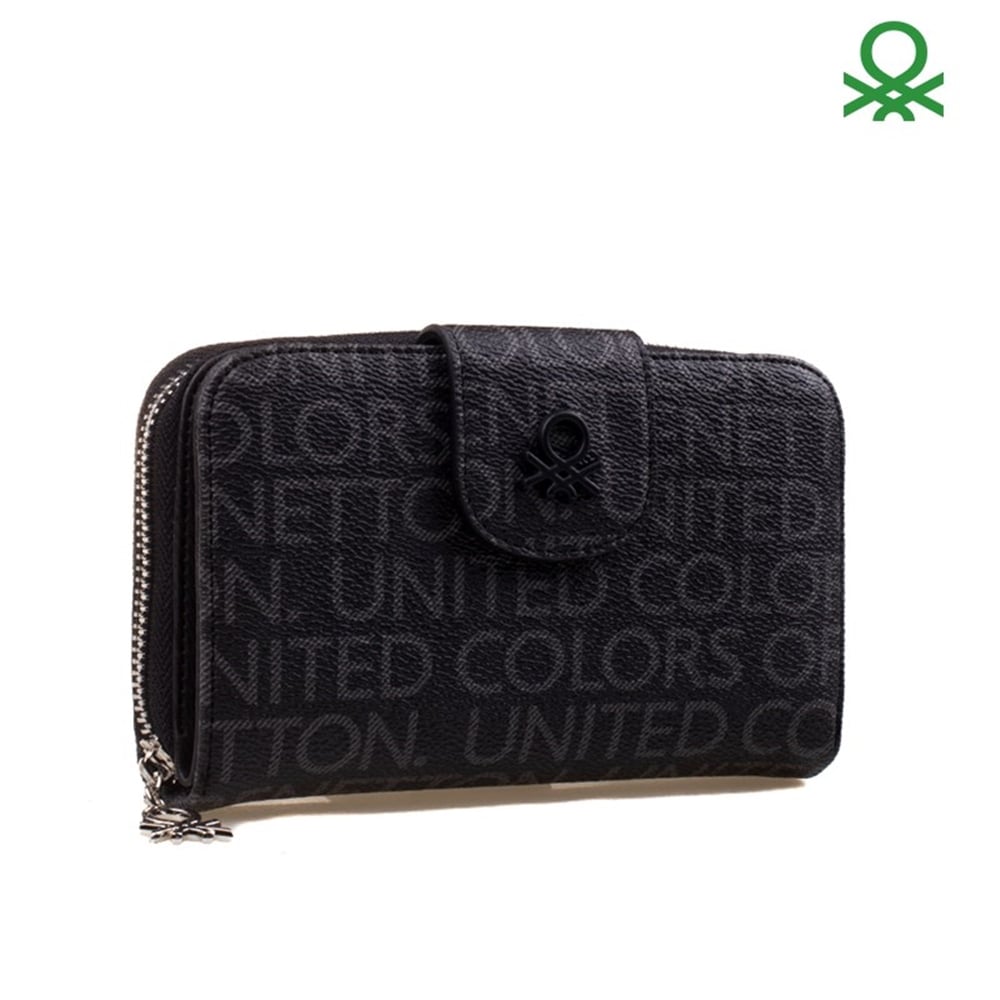 Benetton Siyah Kadın Cüzdan BNT 744