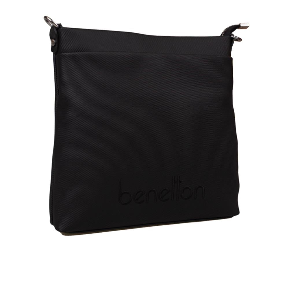 Benetton Siyah  Nano Kadın Spor Çapraz Çanta BNT 1338