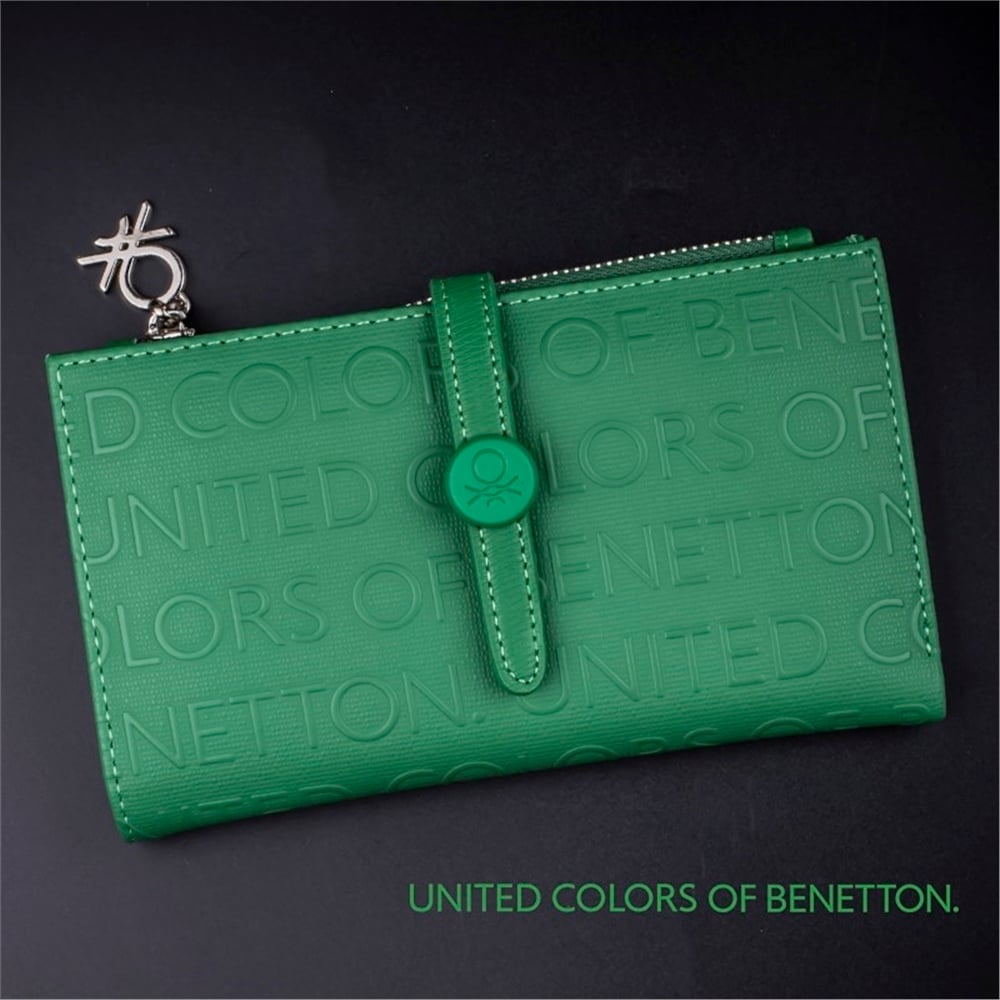Benetton Yeşil Kadın Cüzdan BNT 731