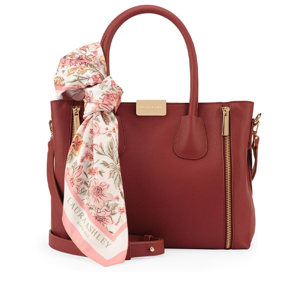 Laura Ashley Bordo  Kadın Büyük Boy El Çantası
