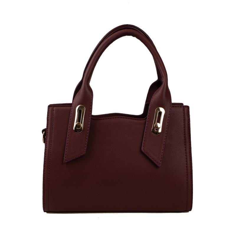 Levidor Bordo  Çok Gözlü Kadın Casual El Çantası