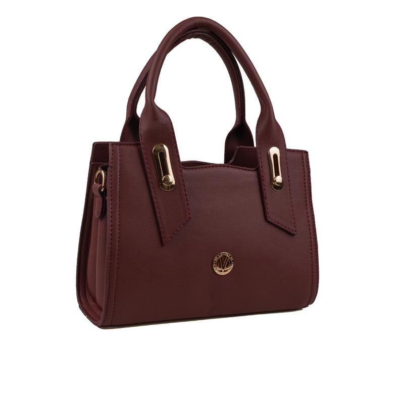 Levidor Bordo  Çok Gözlü Kadın Casual El Çantası