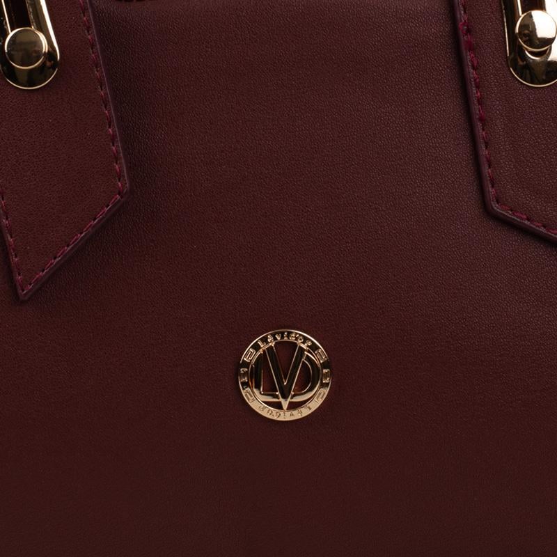 Levidor Bordo  Çok Gözlü Kadın Casual El Çantası