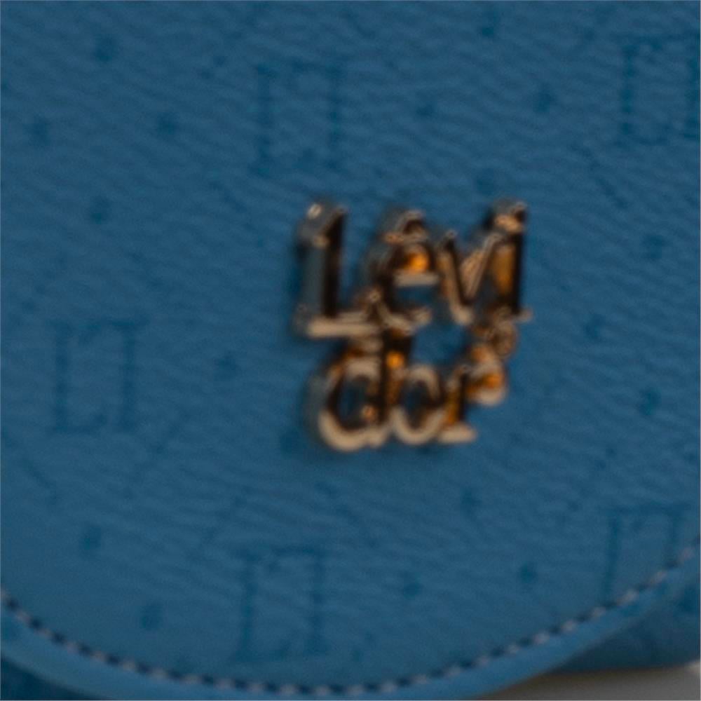 Levidor Mavi  Küçük Boy Monogram Kadın Cüzdan