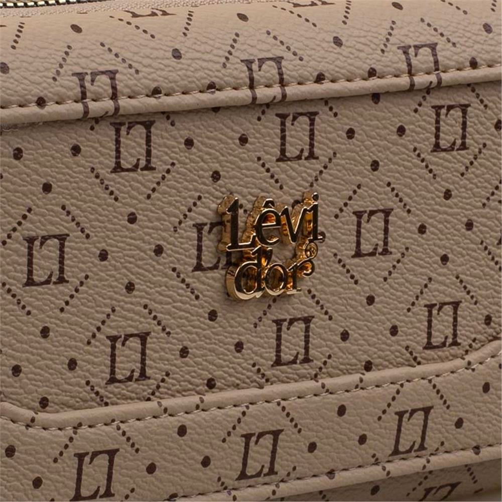 Levidor Vizon  Geniş Boy Kadın Monogram Cüzdan
