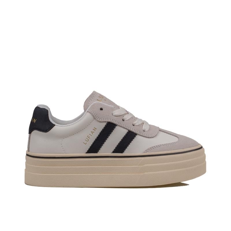 Lufian Beyaz  Angela Kadın Kalın Taban Sneaker