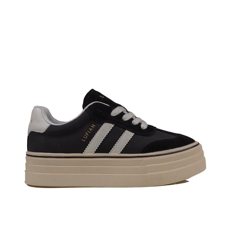 Lufian Siyah  Angela Kadın Kalın Taban Sneaker