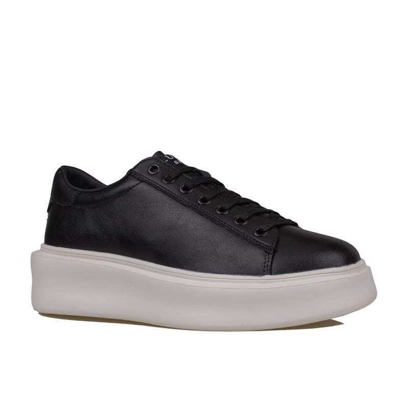 Lufian Siyah  Gage Erkek Deri Sneaker Ayakkabı