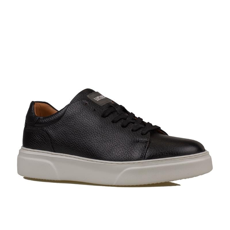 Lufian Siyah  Tommy Erkek Deri Sneaker